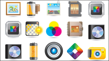 Beautiful icons - vector