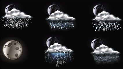 Fine weather icon 04 - vector