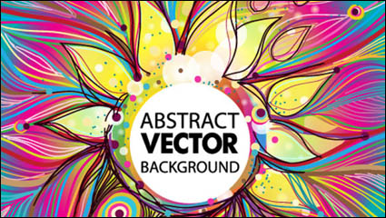 Colorful lines pattern 02 - vector material