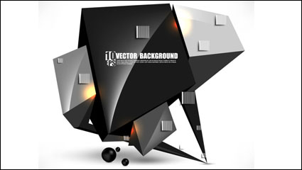 Brilliant sense of technology background 03 - vector material