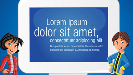 The cartoon characters Commerce Vector -2