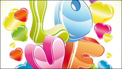 Cute Valentine Design 03 - vector material