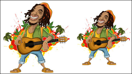 Cartoon illustrator 07 - vector material