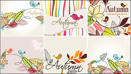 Cartoon illustrator pattern 05 - vector material