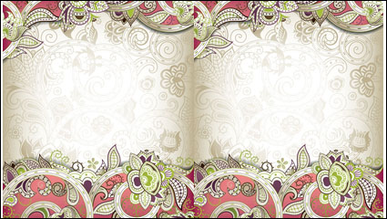 The gorgeous classical pattern vector material -3