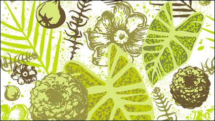 Flower patterns 04 - vector material
