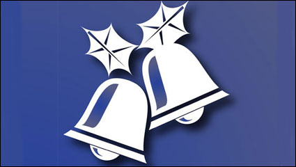 The exquisite Christmas bells background 02 - vector material