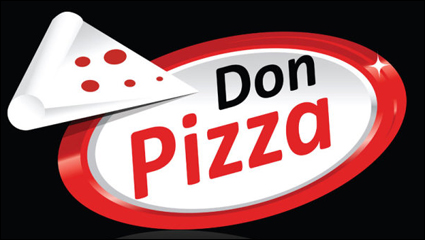 Cartoon pizza 02 - vector material