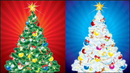Christmas tree 01 - vector material