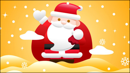 Christmas festival material 02 - vector material