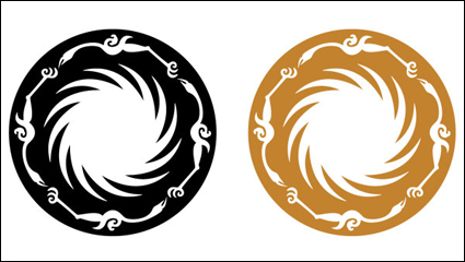 Sunbirds pattern vector material