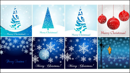 Christmas element material 01 - vector material
