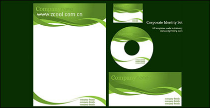 VI simple business template vector material