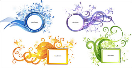 The trend of the pattern vector material decorative box