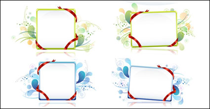 Vector Ribbon bulletin board material