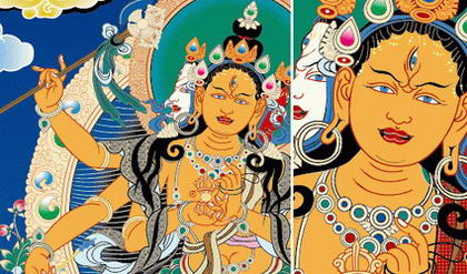 Tangka mother leaves clothes vector