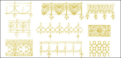 European-style lace Vector material