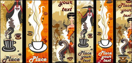 Women and Coffee vector