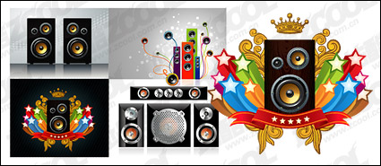 Speaker and the trend of material elements of vector