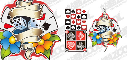 Poker element vector material