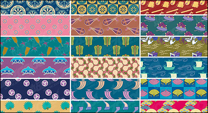 Classical vector graphics tiled background material-6