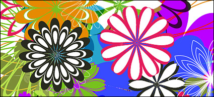 Simple flowers Vector