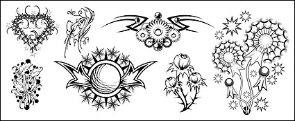 The trend for girls totem vector material