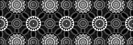 Vector traditional tiled background material-29