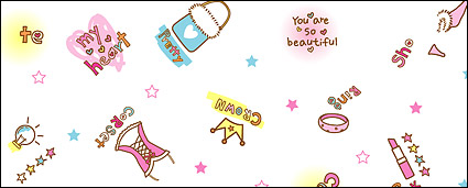 Lovely women decorated Series