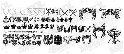 Continental number of elements of the trend vector material