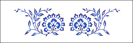 Hand-painted flowers layered material psd-10