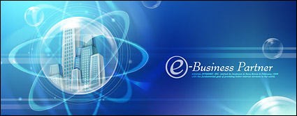 Blue high-tech style